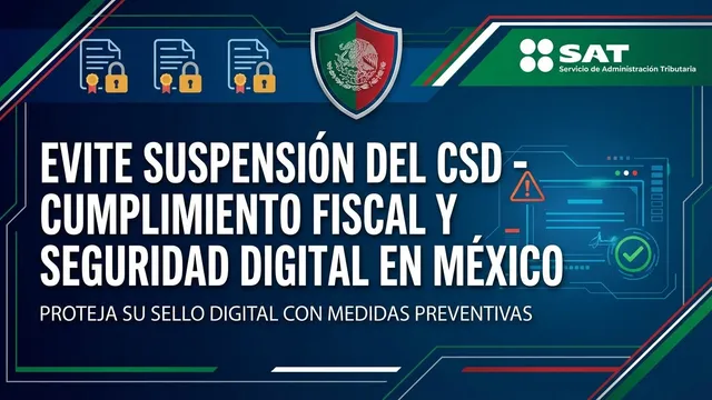 Cómo evitar que el SAT te suspenda el CSD en 2026