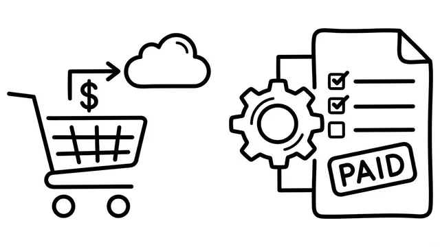 Ícono de Marketplaces y facturación automatizada
