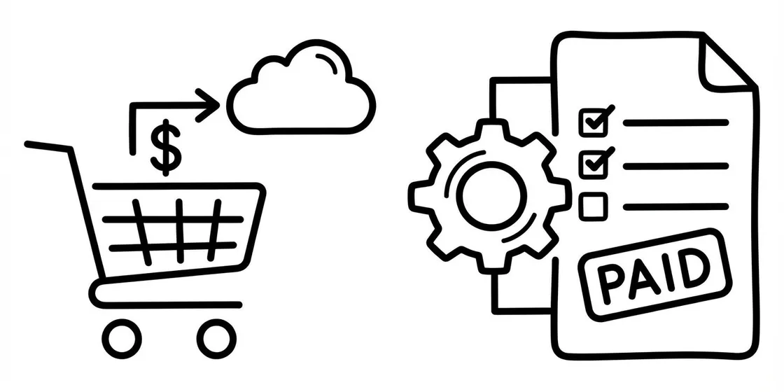 Ícono de Marketplaces y facturación automatizada